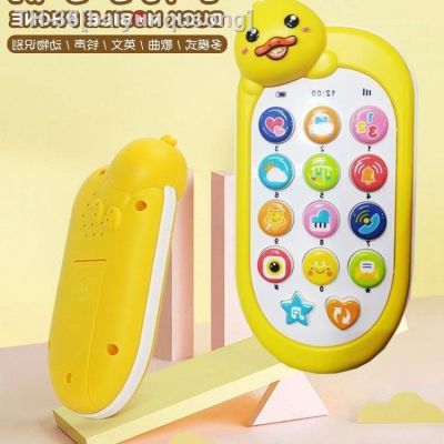✣ Childrens early education for children in both Chinese and English bilingual children cartoon phone baby simulation music phone toy