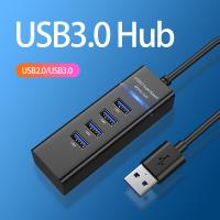 [HOT HAIXWLXKWW 589] Usb3.0 Hub 4-Port ตัวแยก USB ความเร็วสูงสำหรับฮาร์ดไดรฟ์ขยายอะแดปเตอร์แล็ปท็อป