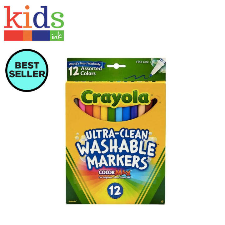 Crayola UltraClean Washable™ Markers Kids Ink Lazada PH