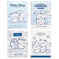 53CC Cute Bunny Diary Notebook Ink-proof Planner Notepad A5 96 Sheets Thicken Paper for Writing Doodling Drawing Note Taking