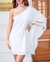 ⊙△☢ Ladies Lace One Shoulder Dress Women Mini Dress One Shoulder - Women Summer Lace - Aliexpress