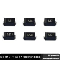 【CC】 100pcs/lot SMD Rectifier diode M4 M7 M7F A7 F7 1N4001 1N4004 1N4007 1N4007F 1N4007W FR107W kit set pack