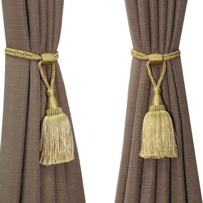 1Pc Tassel Curtain Tieback Home Decoration Polyester Hanging Ball Tassels Fringe Curtains Holdback Buckle Rope Room Accessories