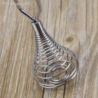 Kitchen Whisk Stainless Steel Spring Egg Whisk Hand Whisk for Blending Beating Small Egg Beater Egg Mixer Kitchen Baking Tool