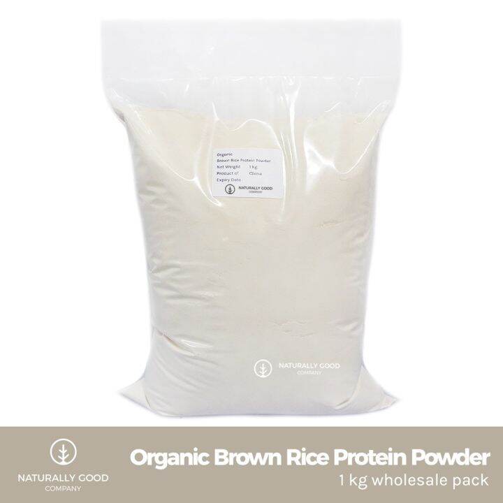 【COD】 Organic Brown Rice Protein Powder (1 kg wholesale pack) Lazada PH