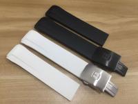 22mm T024417A Watchband Black Silicone Rubber Strap For T024 T024427