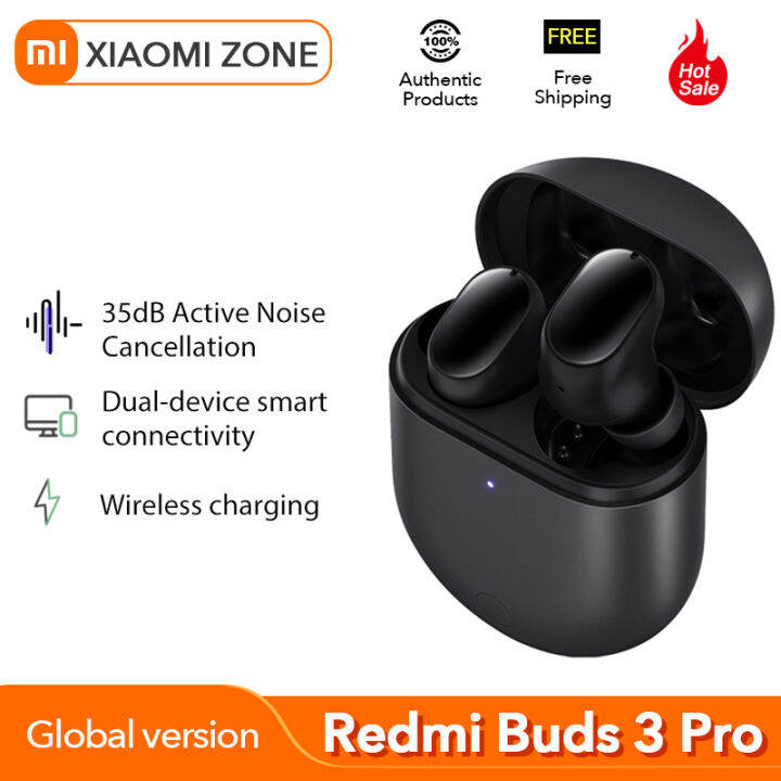 Global Version Xiaomi Redmi Buds 3 Pro Tws Bluetooth Earphones Wireless Headphones 35db Anc Dual 1003