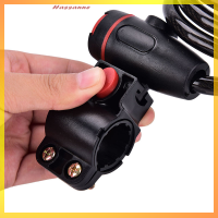 Hassanne 1PC สายเหล็ก90ซม.เกลียวล็อคล็อคจักรยานวงจรจักรยานโซ่ + 2กุญแจ