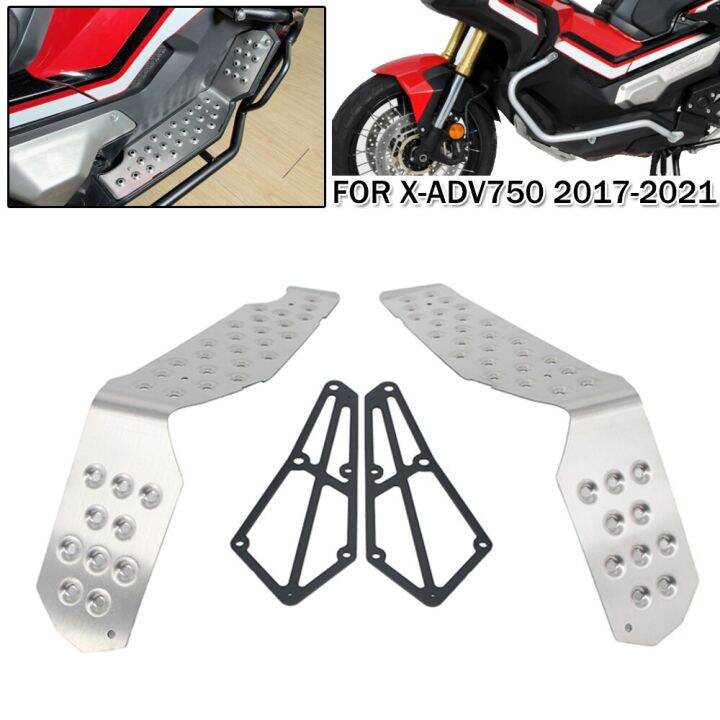 Motorcycle Foot Plate Board Pedals Footrest Footboard Mat Pad For Honda Xadv750 X Adv Xadv 750 X