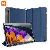 Casing Tablet สำหรับซัมซุงกาแล็กซีแท็บที่ S9อัลตร้า14.6นิ้ว (2023) เคสนิ่ม TPU ฝาครอบป้องกันพับสามทบแบบอัจฉริยะพร้อมช่องใส่ปากกา