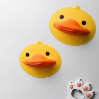 2PCS Kitchen Anti-Scalding Gloves Cute Little Yellow Duck Oven Gloves Kitchen BBQ Gloves Mitts Kitchen Pot Bowl Oven Hand Clip Potholders  Mitts   Coz