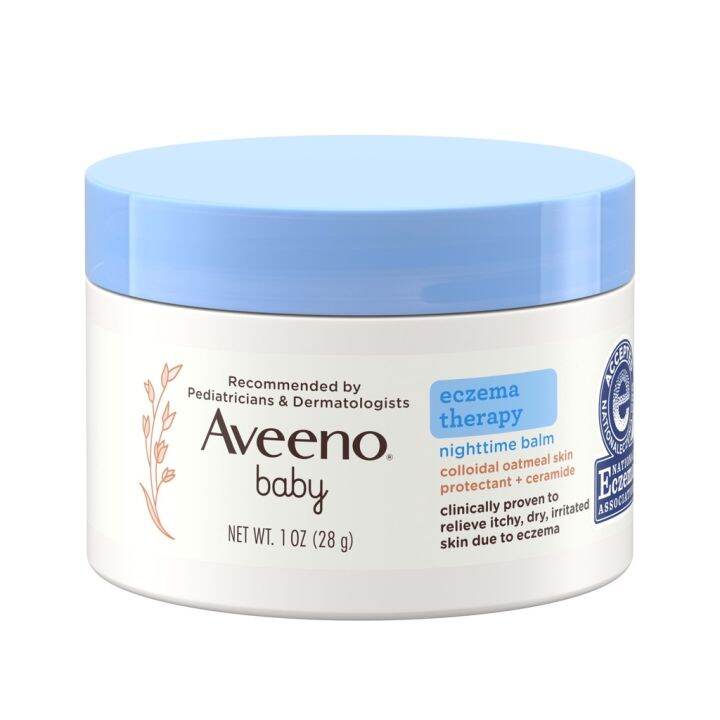 Aveeno Baby Eczema Therapy Nighttime Balm, Travel Size 28g Lazada PH