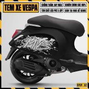 Tem Vespa Sprint Primavera Thiết Kế MVS Cách Điệu VPSP52 Team Decal Hình