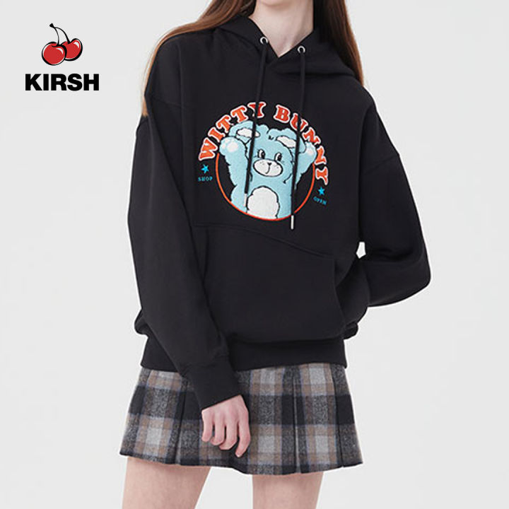 KIRSH] WITTY BUNNY BOUCLE WORDING HOODIE |22AW | | Lazada.co.th