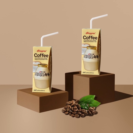 Sữa vị coffee binggrea hàn quốc hộp 200ml - ảnh sản phẩm 3