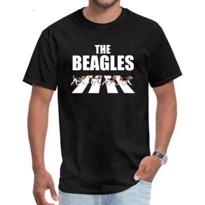 Beagles เสื้อ Parody เสื้อคอกลมแขนลำลองขาสั้นคอกลมพิมพ์ลายแฟชั่นผ้าฝ้าย100% ฤดูร้อนเสื้อใหม่คอกลมขายส่งราคาถูกเสื้อยืดตลก