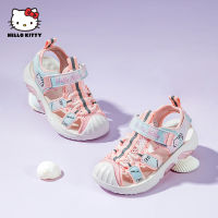 HelloKitty รองเท้าชายหาดสำหรับเด็กผู้หญิง,รองเท้ารองเท้าแตะเบาโทฤดูร้อนรองเท้ากีฬา2023 Tznret168