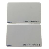 HID Corporation 1386 ISOProx II PVC Gloss Finish Imageable Proximity Access Card ISOCARD 125KHz 26Bit No Slot Punch Household Security Systems