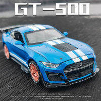 1:32 Ford Mustang Shelby GT500 Alloy Sports Car Model Diecasts Metal Toy Vehicles Car Model Simulation Collection Childrens Gift