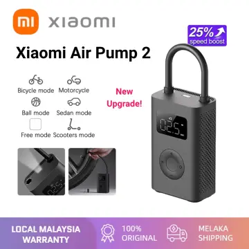 New Xiaomi Mijia Air Compressor 2 Portable Universal Electric Air Pump 2  Tire Sensor Mi Inflatable Treasure 2 for Car Bike