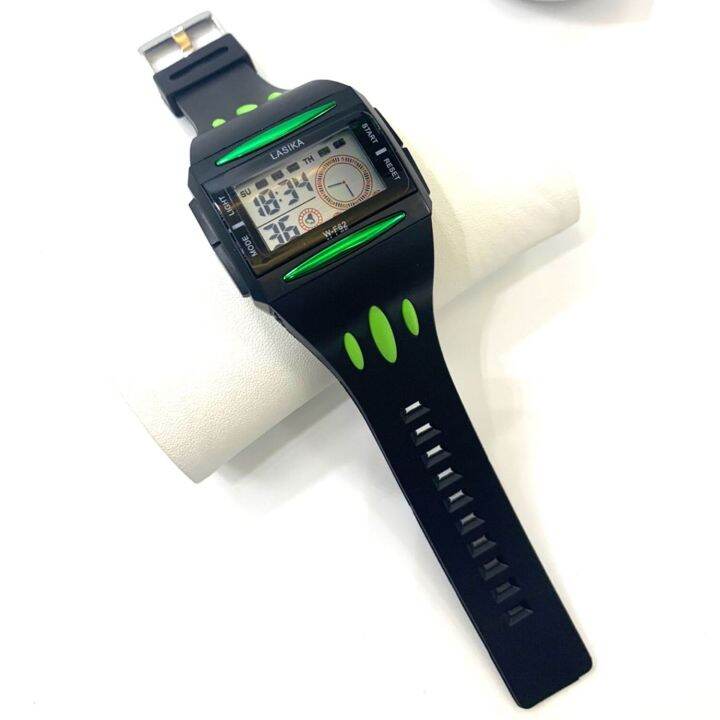 LASIKA water resist sport digital watch with date light stopwatch alarm