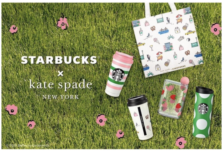 New Starbucks X Kate Spade New York 2022แก้วสตาบัค Starbucks Kate Spade Starbucks Cup 4519