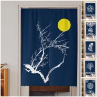 新中式门帘 Chinese Style Door Curtain Long Room Shade Curtain  Home Decoration Short Cotton Linen Kitchen Dinning Room Curtain