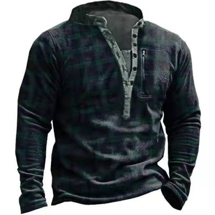 spring-autumn-casual-long-sleeve-t-shirt-men-plaid-vintage-printed-tees-tops-v-neck-button-sweatshirts-for-men-fashion-clothing
