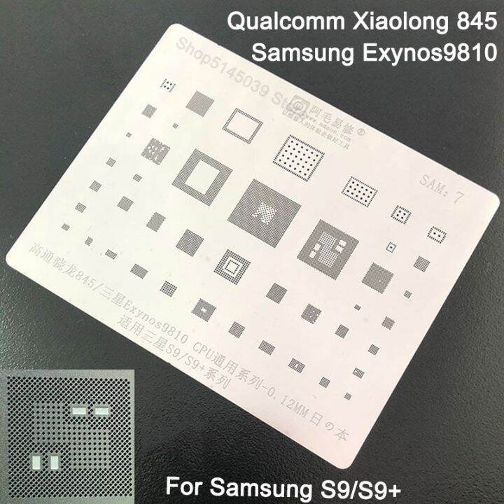 【】 Sotota เครื่องมือซ่อมแซมตาข่ายดีบุกสำหรับ S9 Exynos9810 Xiaolong845ลายฉลุคุณภาพ CPU สำหรับปลูกต้นไม้