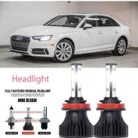 ไฟหน้ารถยนต์ LED LAI 40w 6000k สีขาว สําหรับ AUDI A4 (8K2 B8) 2008-2023 2PCS