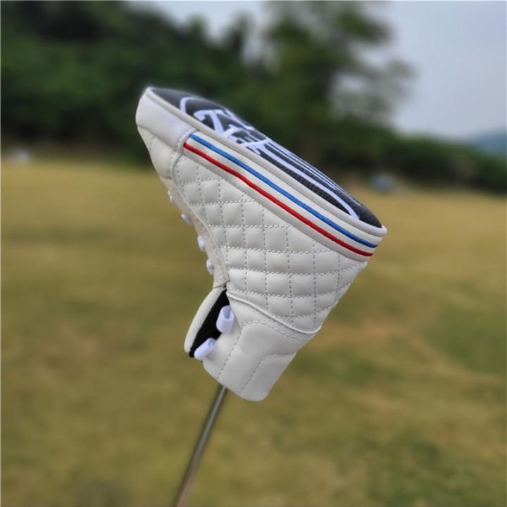 2021-shoe-style-golf-blade-putter-head-cover-pu-golf-club-head-cover-4-colors-unisex