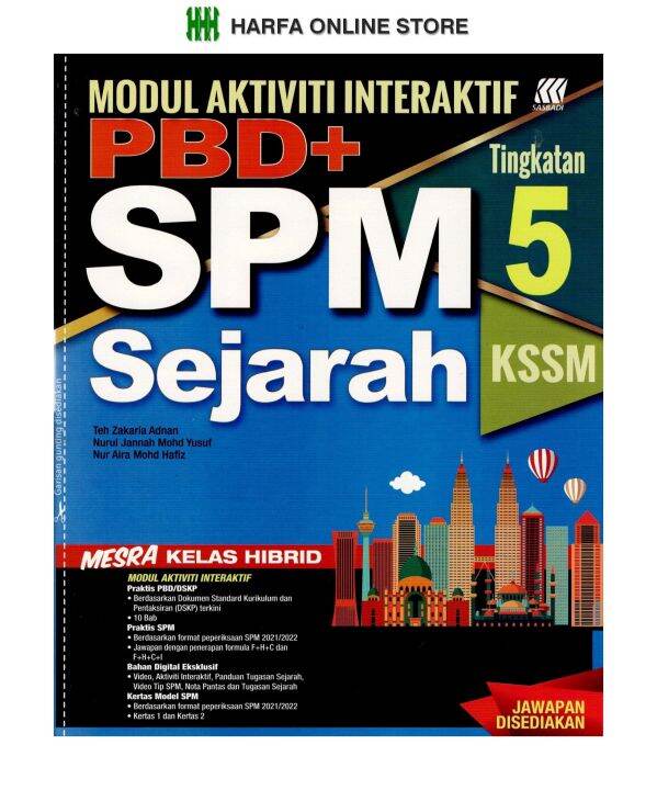 Modul Aktiviti Interaktif PBD SPM Sejarah Tingkatan 5 Kssm | Lazada