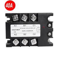 Yingke รีเลย์ D4840a 3เฟสโซลิดสเตทรีเลย์40a Dc-Ac 30-480V Ac เอาต์พุตรีเลย์สวิตช์โมดูล