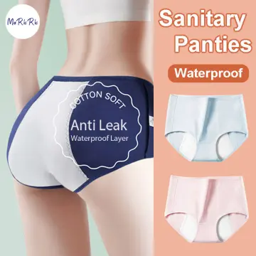 Underwear Incontinence Pants Breathable Leakproof Period Panties 3pcs/Set  Menstrual Panties Women Pants Leak Proof Incontinence Cotton Plus Size