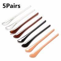 5 Pairs Metal Glasses Thin Leg Anti Slip Slim Hole Eyeglass Round Holder Sleeve Soft Silicone Prevent Allergies Ear Hooks