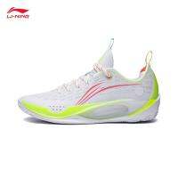 รองเท้าผ้าใบการต่อสู้ที่เกิดขึ้นจริง Li Ning ทนทานต่อเครื่องแต่งกายระบายอากาศรุ่นที่สอง808กันน้ำรองเท้าบุรุษรองเท้าบาสเก็ตบอลสีดำ ABPS037