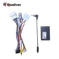 Roadivox 16PIN แอนดรอยด์สายเคเบิลอะแดปเตอร์ชุดสายไฟ Iso สายวิทยุเสียงสเตอริโอรถยนต์ไฟฟ้าพร้อมกล่อง Canbus สำหรับเรโนลต์แคปเทอร์ดาเซีย