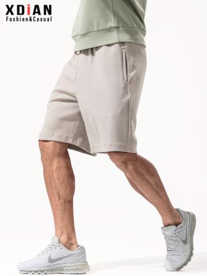 กางเกงกีฬาขาสั้นผู้ชายทรงหลวมผ้าคอตตอน,คุณภาพสูงดั้งเดิมกางเกง5จุดกางเกงใหญ่กางเกงขายาวอินเทรนด์ฤดูร้อน