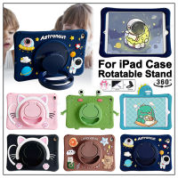 Kids Safe 3D Cartoon NASA Astronaut Rabbit Cat Dinosaur Shockproof Tablet Case Cover with 360 degree rotatable stand for ipad mini air pro 1 2 3 4 5 6 7 8 9 5th 6th 7th 8th 9th 10th gen 9.7 10.2 10.5 10.9 11 2017 2018 2019 2020 2021 2022