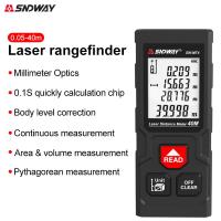 ZZOOI SNDWAY 40M Digital Laser Tape Measure Millimeter Laser Rangefinder Distance Meter Construction Roulette Trena Lazer Range Finder