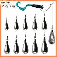 WENKEN Quick Release Casting น้ำหนักเพิ่มเติม หมุนได้ 360 องศา ตกปลาทังสเตน Sinker Hook Connector Line Sinkers