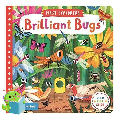 ส่งฟรีทั่วไทย >>> หนังสือนิทานภาษาอังกฤษ Brilliant Bugs (First Explorers) Board book