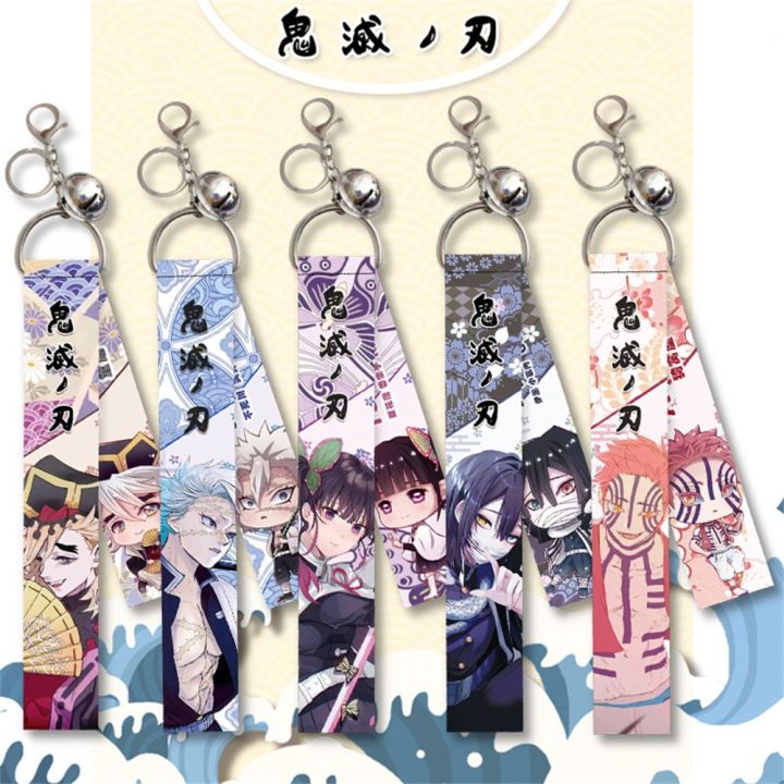 COD】Cartoon Backpack Pendant Car Key Holder Jewelry Blade of Ghost Demon  Slayer Kimetsu No Yaiba Demon Slayer Key Chains Ribbon Anime Keychain  Pendant Accessories | Lazada