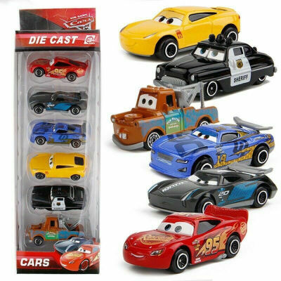 【Ready Stock1】 6pcs Pixar Cars 3 Lightning McQueen Racer Car Kids Toy Collection Set Boxed