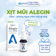 Xịt mũi Novocare Alegin giảm, ngừa viêm mũi dị ứng, giảm hắt hơi xổ mũi