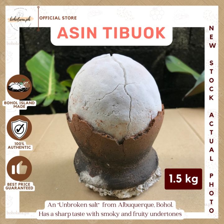 Bohol's Premium Asin Tibuok/Tibook/Unbroken Salt 【approx wt 1.5 kg