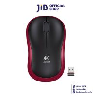 MOUSE (เมาส์ไร้สาย) LOGITECH M185 WIRELESS (RED)