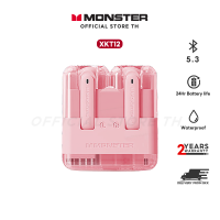 Monster XKT12 Gaming หูฟังบลูทูธไร้สาย HIFI บลูทู ธ 5.3 ห้องโดยสารโปร่งแสง Led Lighting เอชดีโทร โหมดเกม เวลาแฝงต่ำ เวลาการใช้งานอยู่ได้นาน