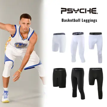 Shop Compression Shorts Basketball One Leg with great discounts