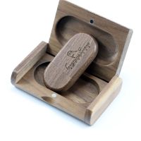 TEXT ME 1PCS free custom logo wooden Box Personal LOGO pendrive 4GB 16GB 32GB 64GB usb Flash Drive U disk Memory wedding photo